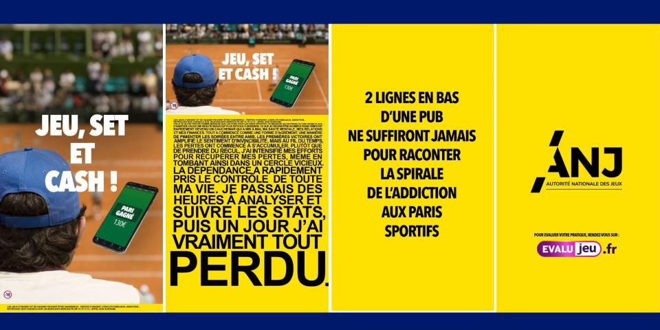 campagne derrière les mentions Roland Garros